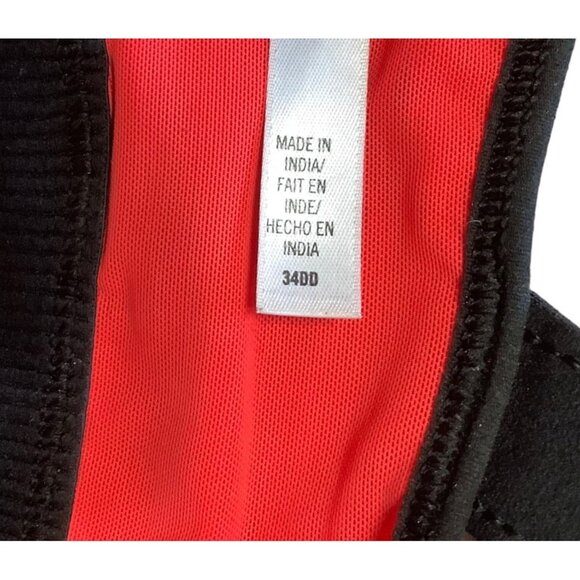 Victoria's Secret VSX Sport Bra Women INCREDIBLE Size 34DD Zip Front Thick Strap - Picture 6 of 8